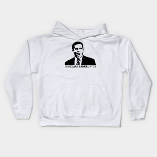 Michael Scott I Declare Bankruptcy The Office Funny Quote Kids Hoodie